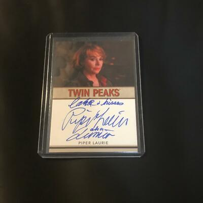 #ad TWIN PEAKS 2019 ARCHIVES PIPER LAURIE AUTOGRAPH LOVE AND KISS AKA ?? $149.95