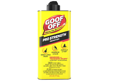 #ad Goof Off Professional Strength Latex Paint and Adhesive Remover 6 fl. oz. $8.99