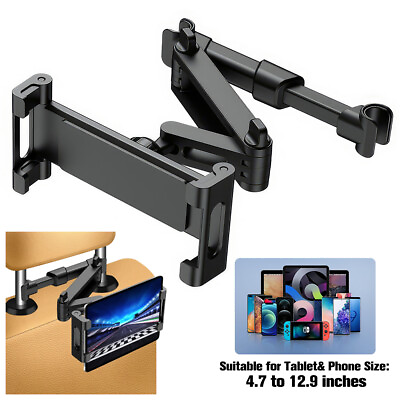 #ad 360° Car Back Seat Headrest Mount Tablet Holder for 4.7 12.9quot; iPad iPhone Swtich $15.99