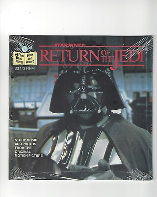 #ad 7 INCH RECORD PLUS 24 PAGE BOOK quot;STAR WARS RETURN OF THE JEDIquot; MINT SEALED $20.00