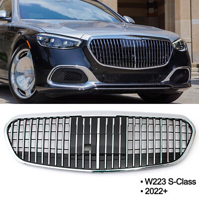 #ad Front Grille Grill For Mercedes Benz W223 S Class S680 S580 S500 2022 2023 W ACC $237.00