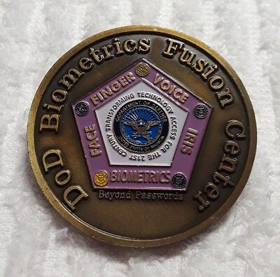 #ad AUTHENTIC DEPARTMENT OF DEFENSE DOD JOINT BIO FUSION CENTER RARE CHALLENGE COIN $71.10