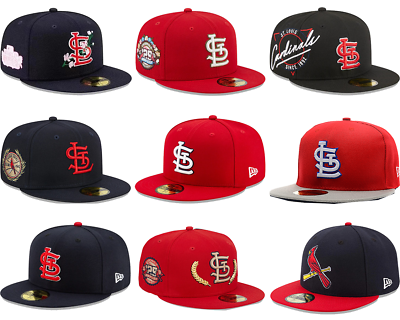#ad NEW New Era St. Louis Cardinals 59FIFTY 5950 Fitted Baseball Cap Multi size $19.99