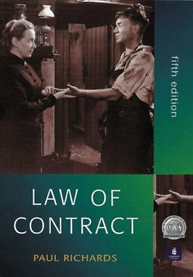 #ad Law of Contract Foundation Studies in Law Series by Richards Paul Paperback $9.11