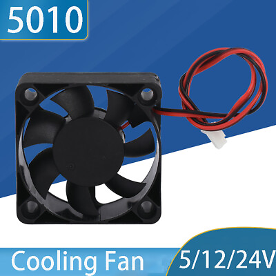 #ad 50mm 5cm 50 x 50 x 15mm 2 Pin 5 12 24 Volt PC case Fan Cooling 5015 3D Printer $1.90