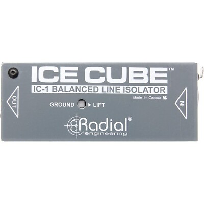 #ad Radial Engineering IceCube IC 1 Balanced Line Isolator and Hum Eliminator $58.99