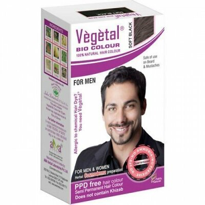 #ad Vegetal Bio Hair Colour Soft Black 25g $12.78
