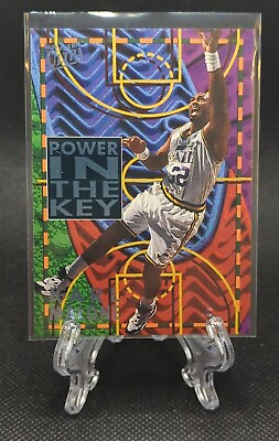 1994 95 Fleer Ultra Power in the Key Karl Malone #5 HOF $2.99