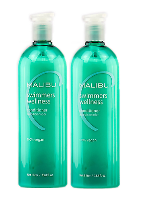 #ad Malibu C Swimmer Wellness Conditioner Restores Hair Texture 33.8 Oz Set of 2 $32.00