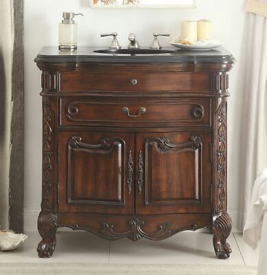 #ad 36quot; Solid Wood Classic style Madison Bathroom Sink Vanity Cabinet # S01GT36 $806.89