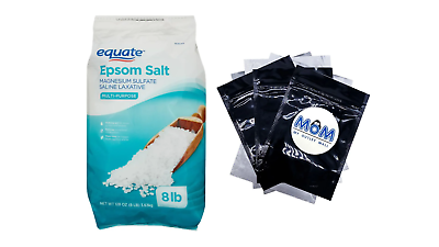 #ad Epsom Salt Magnesium Sulfate Scent Free 1 Pack 8Lbs plus 3 My Outlet Mall $66.22