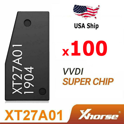 #ad 100 x Xhorse VVDI Super Chip XT27A01 Transponder for VVDI Key Tool Max VVDI2 $225.00