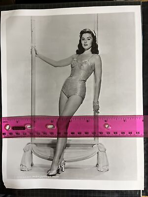 #ad MGM Rare PUBLICITY PHOTO Laine Stewart SEXY CHEESECAKE BATHING SUIT 8x10 POSE $85.00