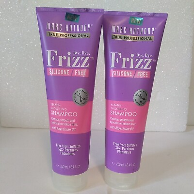 #ad Marc Anthony Bye Bye Frizz Shampoo Keratin Smoothing 8.4 oz 250 ml Lot Of 2 $21.99