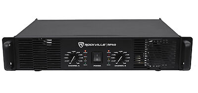 #ad Rockville RPA9 3000 Watt Peak 800w RMS 2 Channel Power Amplifier Pro DJ Amp $179.95
