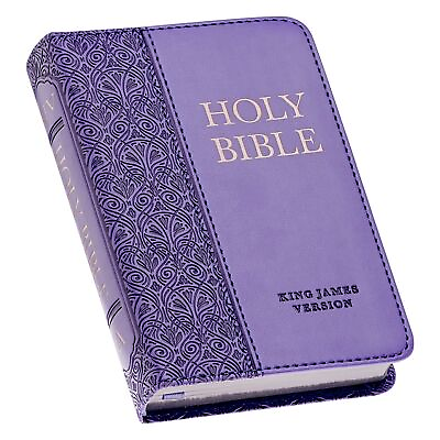 #ad #ad Purple Faux Leather King James Version Pocket Bible $13.13
