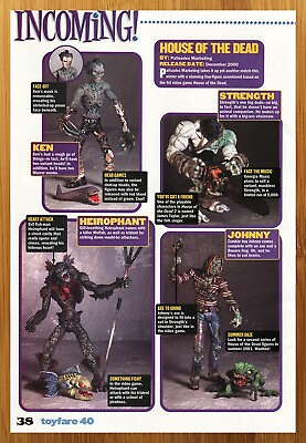 #ad 2000 House of the Dead Action Figures Print Ad Poster Sega Video Game Toy Art $14.99