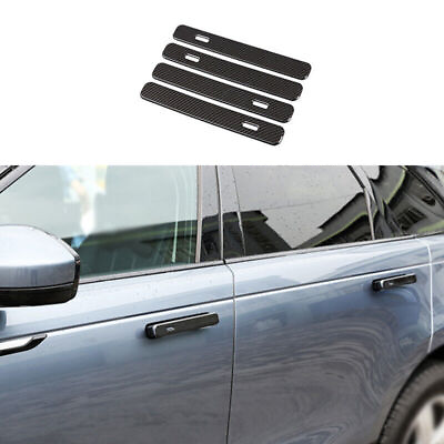 #ad For Range Rover Evoque 2020 2022 Carbon Fiber Outside Door Handle Sticker Trim $34.73