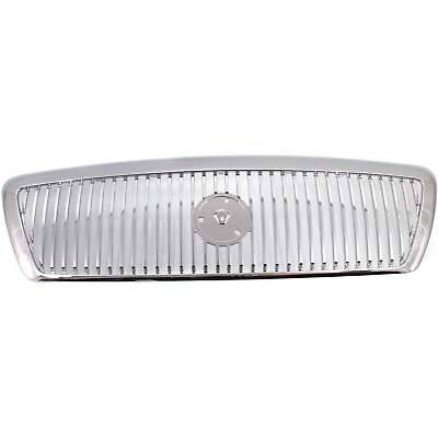 #ad Grille For 2003 2005 Mercury Grand Marquis Monotone Chrome Shell and Insert $43.82