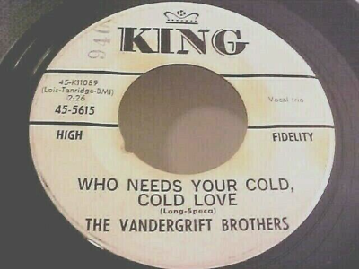 #ad Vandergrift Brothers PROMO Who Needs Your Cold Cold Love EX Vinyl amp; EX Audio $10.99