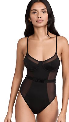 #ad Solid amp; Striped 299181 Women#x27;s The Spencer One Piece Blackout Size XS $153.00