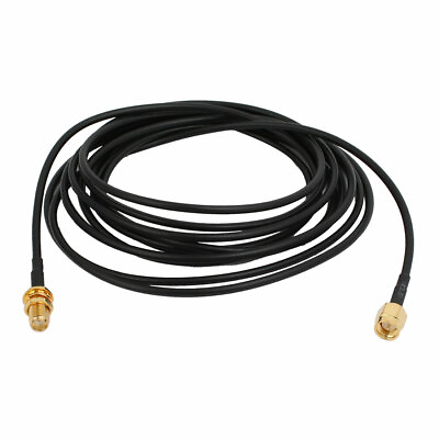 #ad SMA Male to Female RG174 Coaxial Antenna Cable Extension Connector Jacketer $11.36