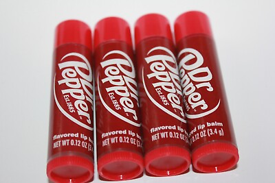 #ad Lot 4 Taste Beauty Dr. Pepper Flavored Lip Balm NO BOX SEALED amp; NEW $25.99
