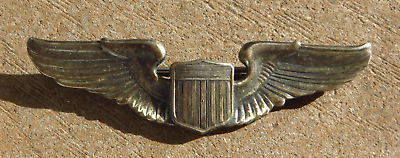 #ad 1920s USAAC US Army Air Corps Pilot Wing Badge Pin Insignia Award $139.95