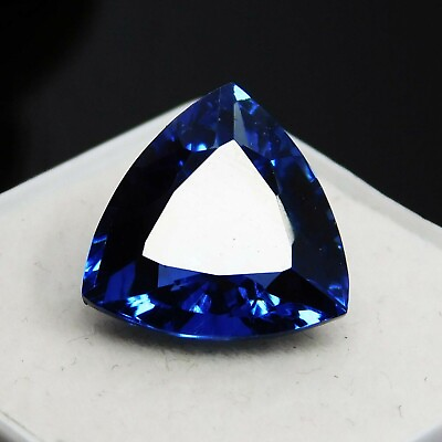 #ad Natural Flawless BLUE Sapphire 8.30 Ct CERTIFIED Loose Gemstone TRILLION Shape $14.45
