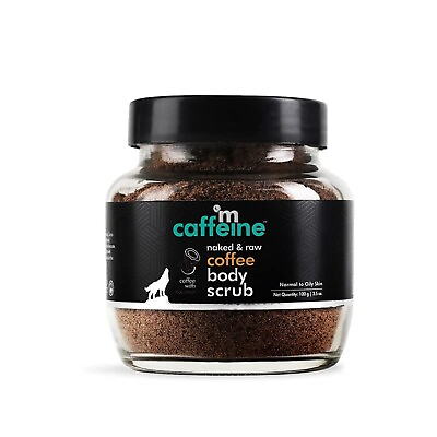 #ad mCaffeine Exfoliating Coffee Body Scrub for Tan Removal amp; Smooth Skin 100gm FS $18.00