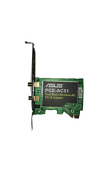 #ad PCIE WiFi Card for PC ASUS PCE A51 Dual Band Adapter Used Works Perfect $18.94