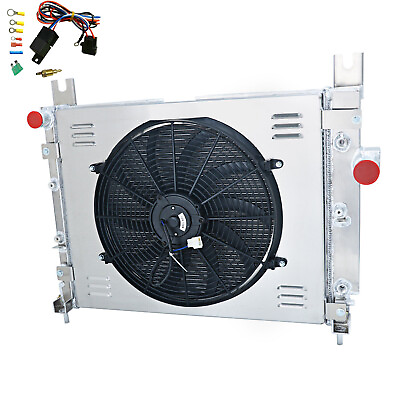 #ad 3Row Core Radiator Fan Shroud For 2000 04 02 DODGE DAKOTA 2.5 3.7 3.9 4.7L JJ $239.00