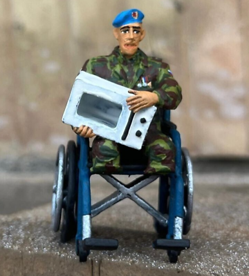 #ad Tin Toy Disabled Russian Occupier Soldier Action Figure War in Ukraine Miniature $75.90