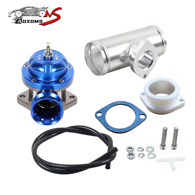 #ad Universal Billet Aluminum Type RS Turbo Blow Off Valve2.5quot; BOV Flange Pipe Blue $35.49