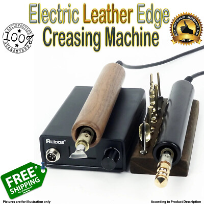 #ad Electric Leather Edge Creasing Machine Digital Accurate Temperature Iron Creaser $201.10