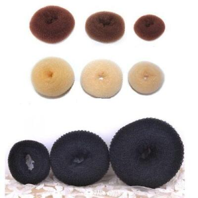 #ad ❀ 2 1 PCS Women Ladies Girls Hair Donut Hair Ring Bun Maker Hair Styling Tools C $1.32