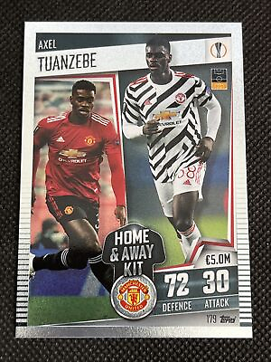 #ad 2020 21 Topps Match Attax 101 Home amp; Away Kit #179 Axel Tuanzebe Man United $3.00