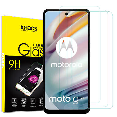 #ad 3x Ks For Motorola Moto G40 Fusion Moto G60 HD Tempered Glass Screen Protector $10.99
