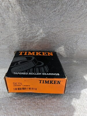 #ad Timken Tapered Roller Bearings SET5 $14.00