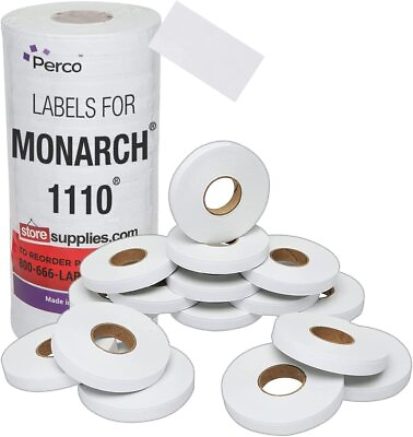 #ad White Pricing Labels for Monarch 1110 Price Gun – Sixteen Rolls 17000 Price... $34.22