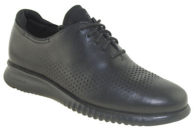 #ad Cole Haan Men#x27;s 2.ZeroGrand Lined Laser Wingtip Oxford Black Style C23832 $109.99