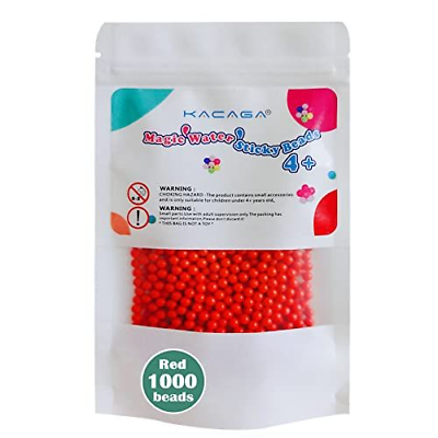 #ad Water Fuse Beads Refill Pack 1000 Red Creative Magic Small $18.41