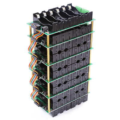 #ad BMS 7S 24V 21700 Battery Power Wall 21700 Lithium Box Holder Storage Case DIY $15.85