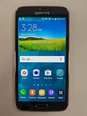 #ad Samsung Galaxy S5 16GB Gold SM G900R4 U.S.Cellular Reduced Price zW8621 $26.96