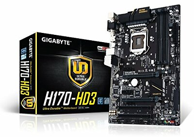 GIGABYTE Intel H170 chipset ATX motherboard GA H170 HD3 $684.68