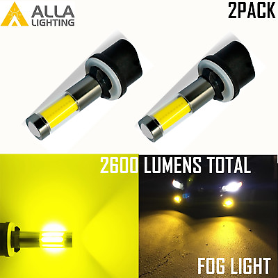 #ad Alla LED Shinning Golden Yellow 880 Cornering Light Fog Light Driving BulbRain $24.98