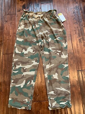 #ad Miss Me Brown amp; Green Camo Stretch Pants Size S $25.31