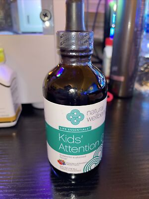 #ad Natural Wellbeing Kids Attention Gold Natural Support for Focus 4oz Exp 12 25 $22.50