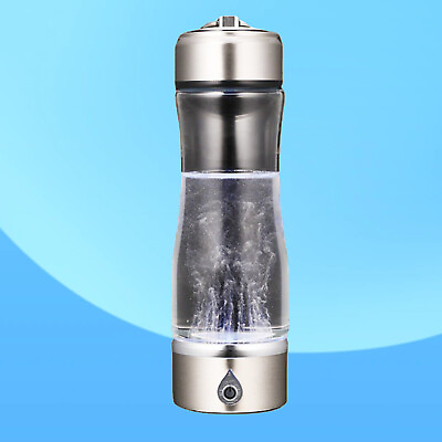#ad 420ml Portable Hydrogen Rich Water Maker Alkaline Bottle Cup Ionizer GeneratorAN $45.99
