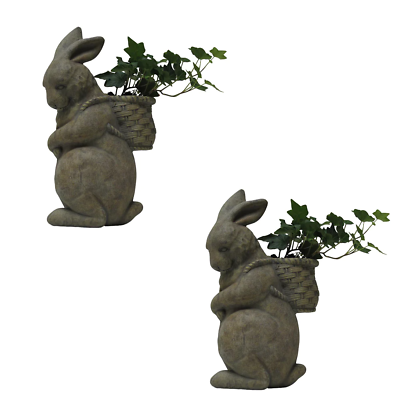 #ad Delamere Design Garden Bunny Planter Set of 2 $173.00